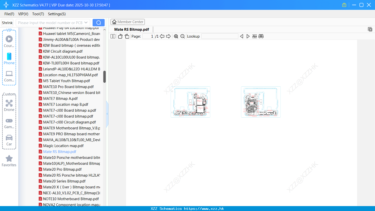 Huawei Mate RS Bitmap